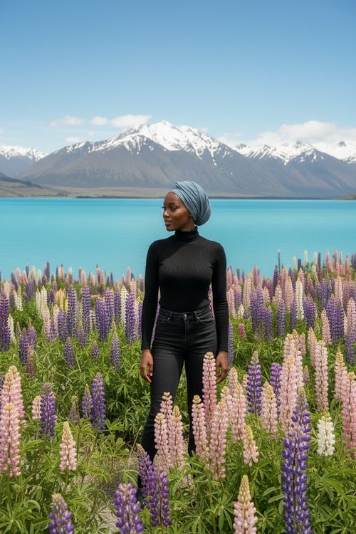Endless Spring - Jersey Headscarf